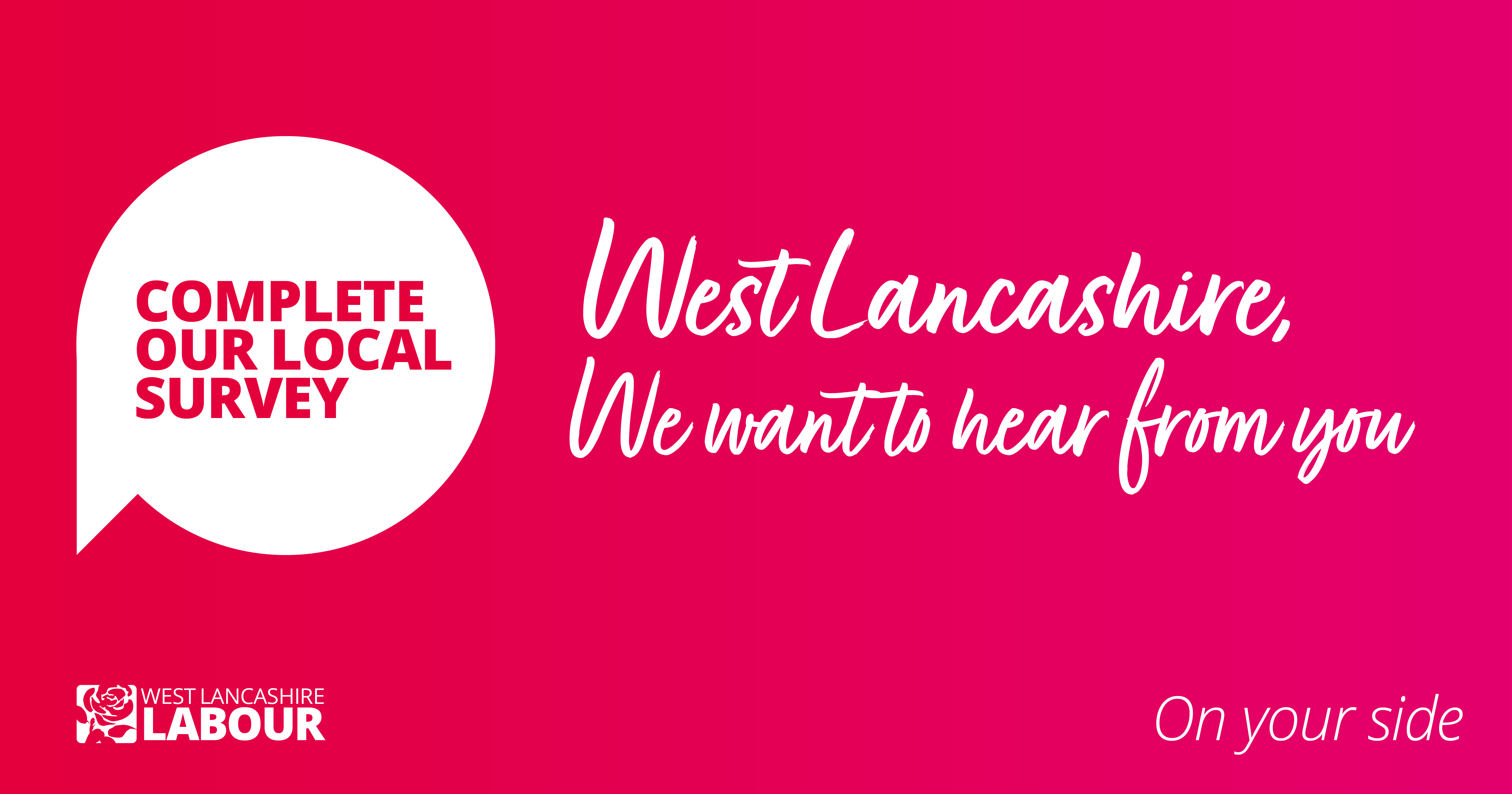 West Lancashire Survey Labour North West Labour North West