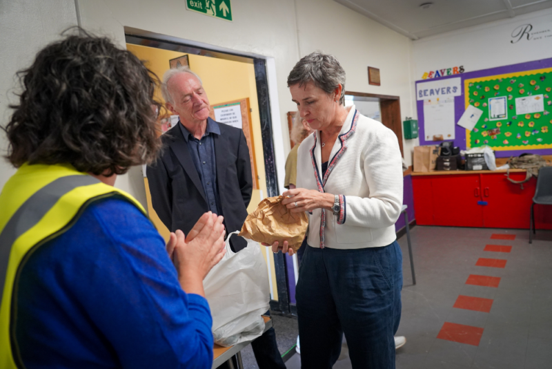 Mary Creagh MP looks at the food available to Bread and Butter Thing customers.